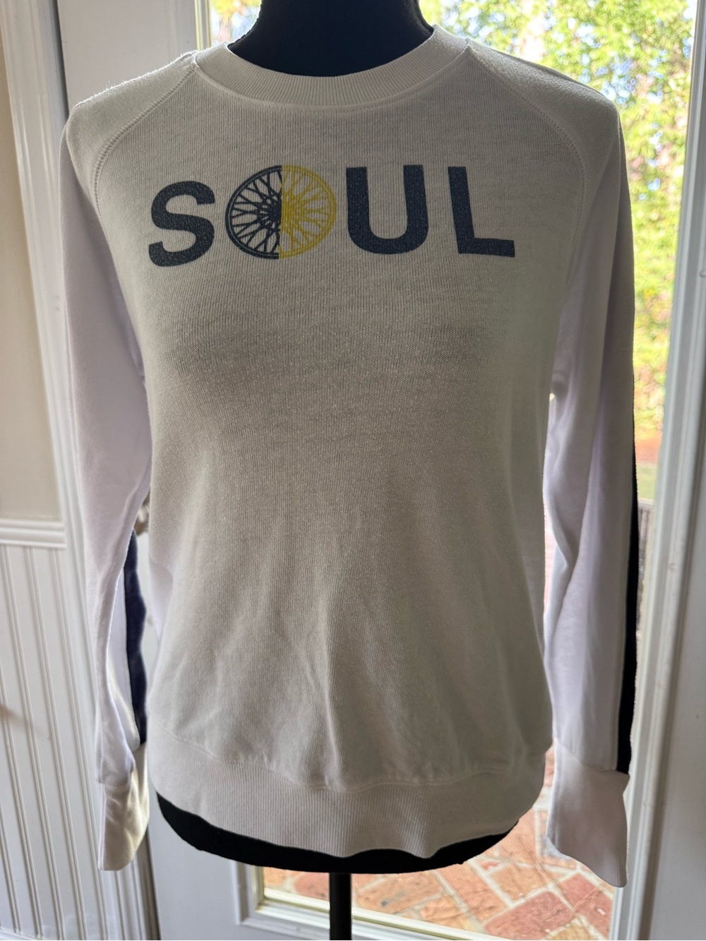 Soulcycle long sleeve logo top size S